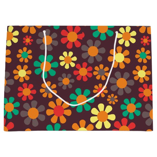 Hippy Flower Daisy Groot Cadeauzakje (Voorkant)