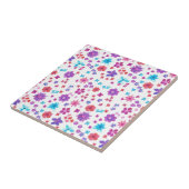  Hippy Flower-Power keramische Tegel Tegeltje (Zijkant)