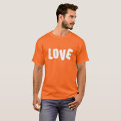 Hippy Flower Power Love T-shirt (Voorkant volledig)