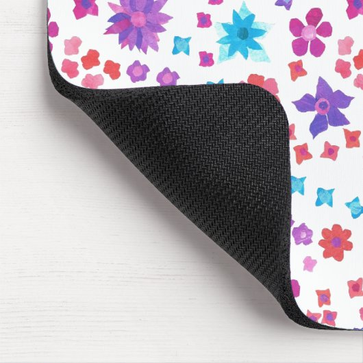  Hippy Flower-Power Mousepad Muismat (Hoek)
