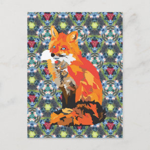 Hippy Fox Briefkaart