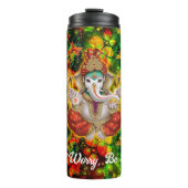 Hippy Ganesh Galaxy Thermal Tumbler 1990 Thermosbeker (Voorkant)