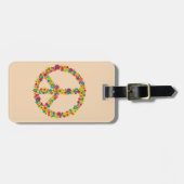 Hippy-gebuilbloemen Bagagelabel (Voorkant horizontaal)