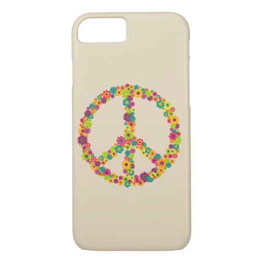 Hippy-gebuilbloemen Case-Mate iPhone Case (Achterkant)