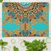 Hippy Goa Psychedelic Batik OM Doek Banner Theedoek (Gevouwen)