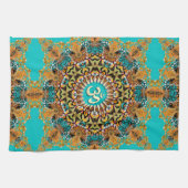 Hippy Goa Psychedelic Batik OM Doek Banner Theedoek (Horizontaal)