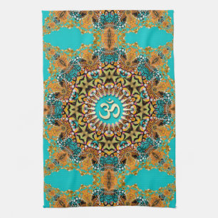 Hippy Goa Psychedelic Batik OM Doek Banner Theedoek