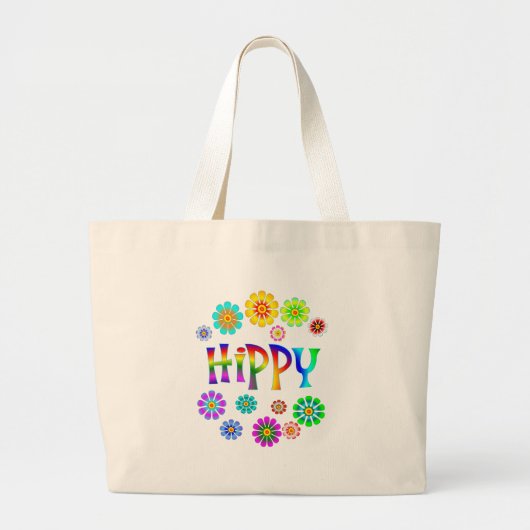 HIPPY GROTE TOTE BAG (Voorkant)