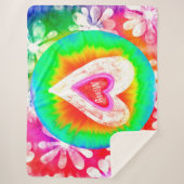 Hippy Heart Sherpa Deken (Voorkant)