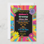 Hippy Hen do vrijgezellenfeest kippenweekend Kaart (Voorkant)