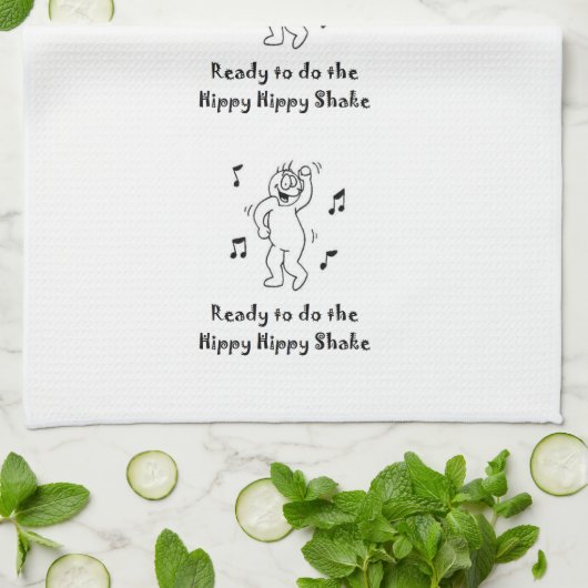 Hippy Hippy Shake - Funny Post-hip chirurgie Theedoek (Gevouwen)