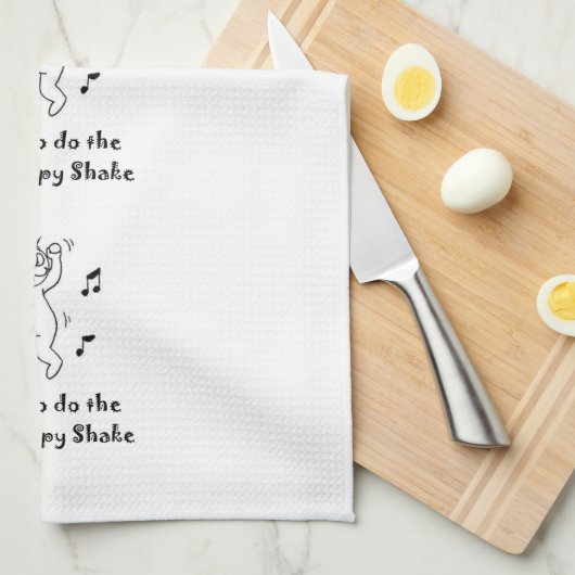 Hippy Hippy Shake - Funny Post-hip chirurgie Theedoek (Quarter Fold)