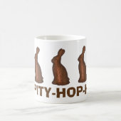 Hippy Hop Chocolate Easter Bunny Rabbit Koffiemok (Center)