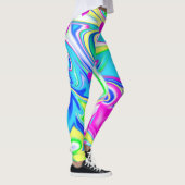 Hippy Love Hearts Bubblegum Marble Leggings (Rechts)