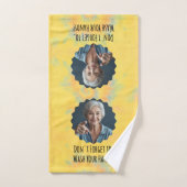 Hippy Mom, Wash your hands Handdoek (Handdoek)