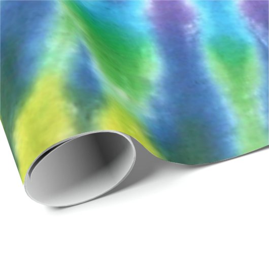 Hippy Peace Retro 60s Tie Dye Cadeaupapier (Rol Hoek)