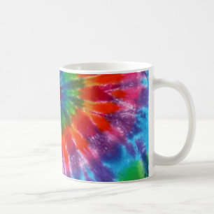 Hippy Peace Retro 60s Tie Dye Koffiemok