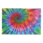 Hippy Peace Retro 60s Tie Dye Kussensloop (Achterkant)