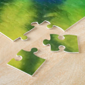 Hippy Peace Retro 60s Tie Dye Legpuzzel (Zijkant)