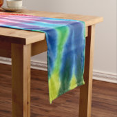 Hippy Peace Retro 60s Tie Dye Medium Tafelloper (Voorbeeld)
