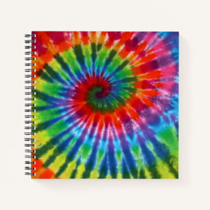Hippy Peace Retro 60s Tie Dye Notitieboek