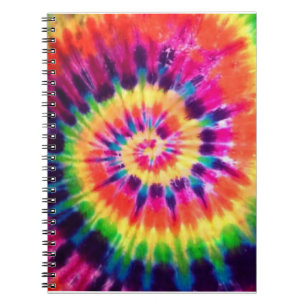 Hippy Peace Retro 60s Tie Dye Notitieboek