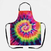 Hippy Peace Retro 60s Tie Dye Schort (Voorkant)