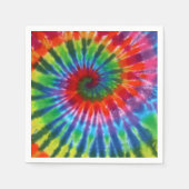 Hippy Peace Retro 60s Tie Dye Servetten (Voorkant)