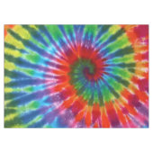 Hippy Peace Retro 60s Tie Dye Tafelkleed (Voorkant (Horizontaal))