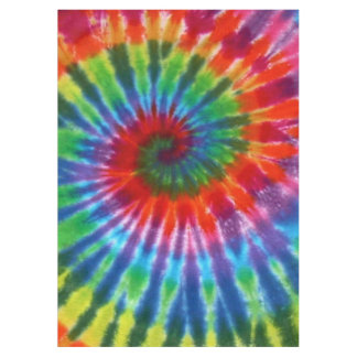 Hippy Peace Retro 60s Tie Dye Tafelkleed