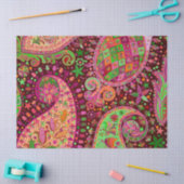 Hippy Peace Retro Hand Colorful Boho Tissuepapier (Craft)