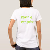 Hippy Penguin dubbel ontwerp T-shirt (Achterkant)
