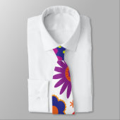 Hippy Rainbow Flowers Stropdas (Gebonden)