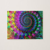 Hippy Rainbow Fractal Pattern Legpuzzel (Horizontaal)