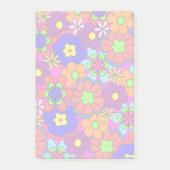 Hippy Retro Flowers Post-it® Notes (Voorkant)