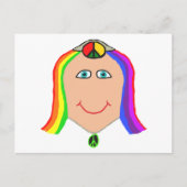 Hippy Smile Briefkaart (Voorkant)