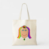 Hippy Smile Tote Bag (Achterkant)