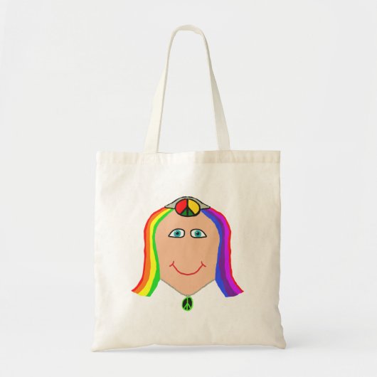 Hippy Smile Tote Bag (Voorkant)