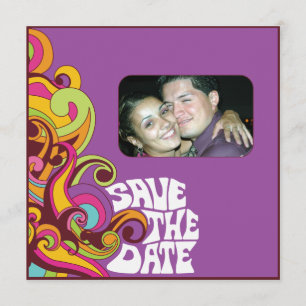 Hippy sparen de Uitnodiging van de Foto van de Dat