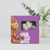 Hippy sparen de Uitnodiging van de Foto van de Dat (Staand voorkant)