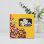 Hippy sparen de Uitnodiging van de Foto van de Dat (Staand voorkant)