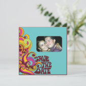 Hippy sparen de Uitnodiging van de Foto van de Dat (Staand voorkant)