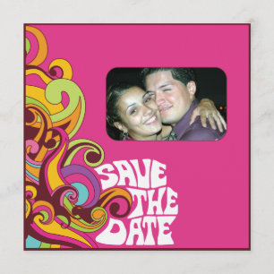 Hippy sparen de Uitnodiging van de Foto van de Dat