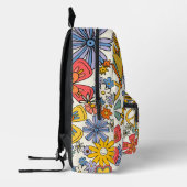 Hippy Stijl Bedrukte Rugzak (Links)