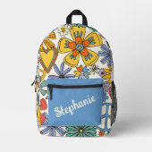 Hippy stijl gepersonaliseerd bedrukte rugzak (Voorkant)