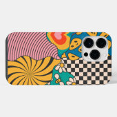 Hippy-stijl van 70 iPhone hoesje (Achterkant horizontaal)