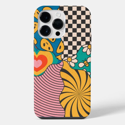 Hippy-stijl van 70 iPhone hoesje (Achterkant)