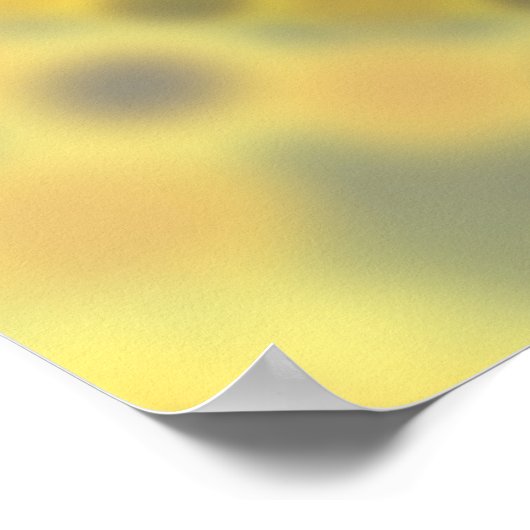 Hippy Sunflower Fractal Mandala Pattern Poster (Hoek)