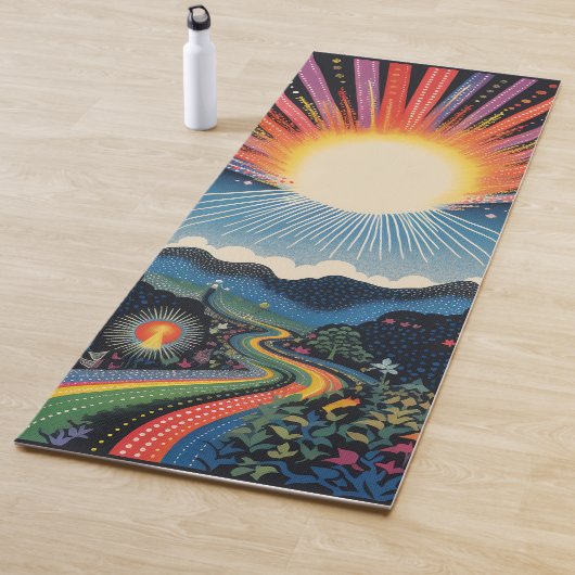 Hippy Sunrise Yogamat (In situ)