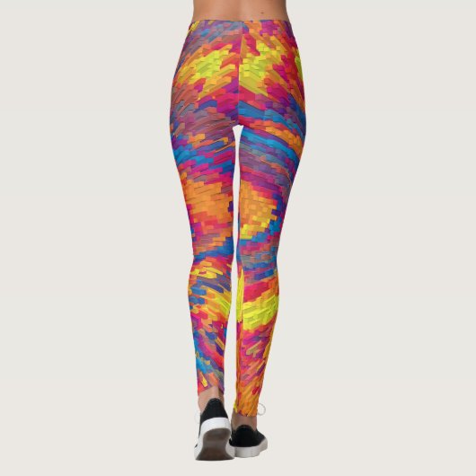 Hippy Swirls.... Leggings (Achterkant)